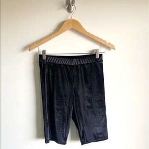 NWT Urban Outfitters Velvet Bike Shorts